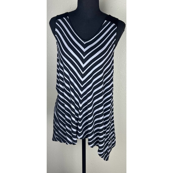 Tops - DKNY Striped Sleeveless Women's New Top